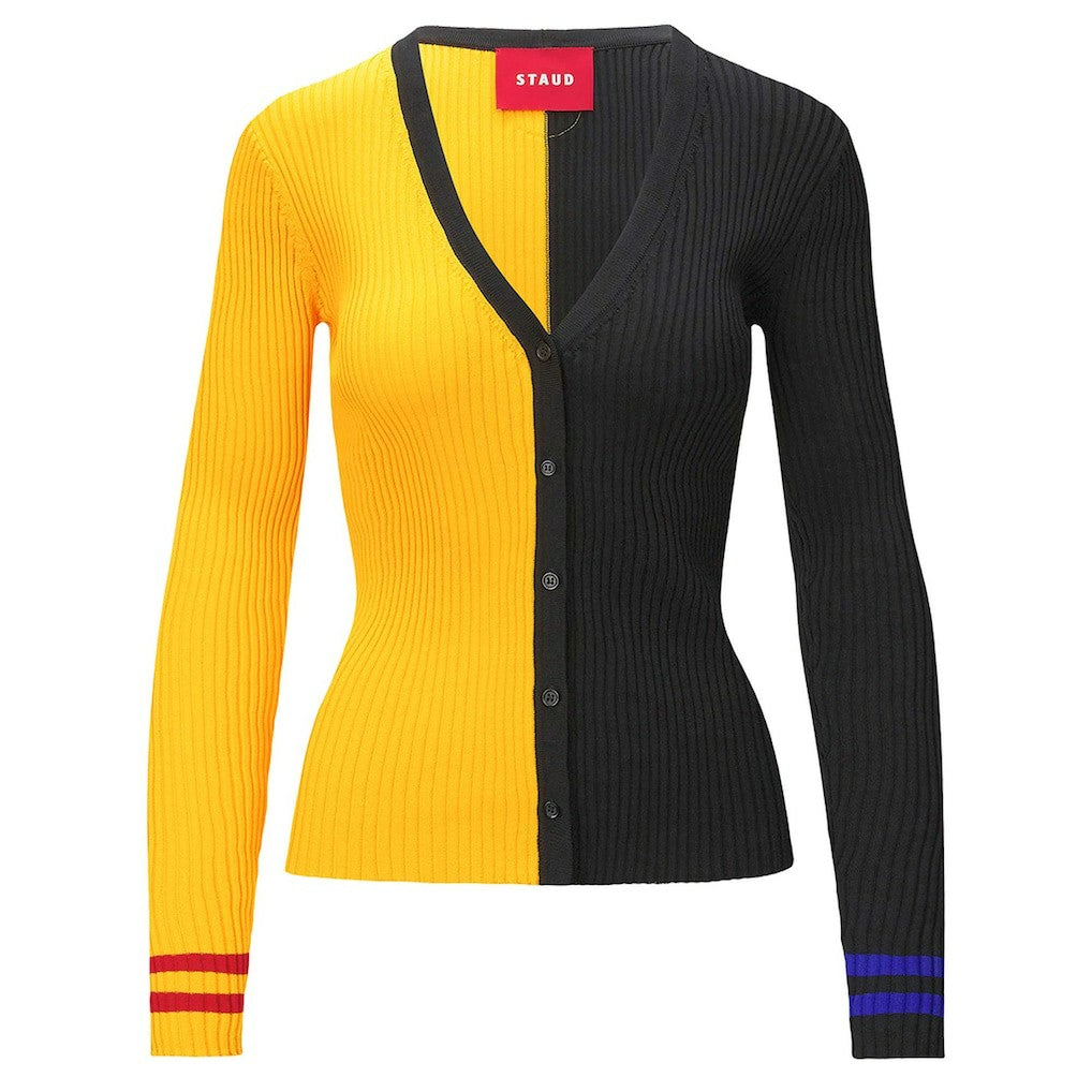 Pittsburgh Steelers STAUD Women's Cargo Sweater - Gold/Black - NFL