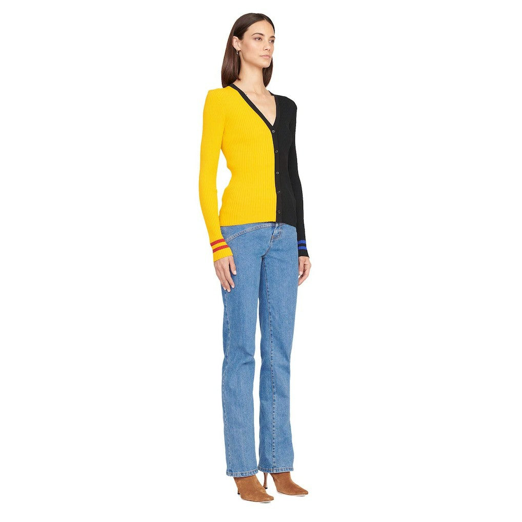 Pittsburgh Steelers STAUD Women's Cargo Sweater - Gold/Black - NFL
