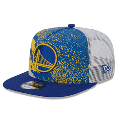 New Era Golden State Warriors Court Sport Speckle 9FIFTY Snapback Hat Royal
