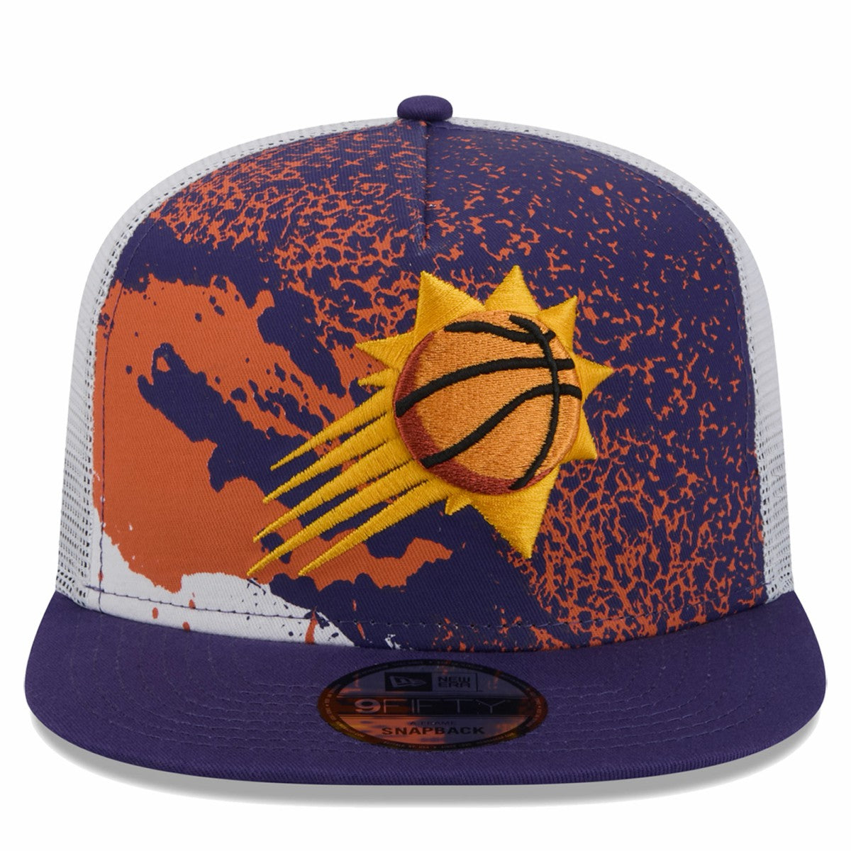 New Era Phoenix Suns Court Sport Speckle 9FIFTY Snapback Hat Purple