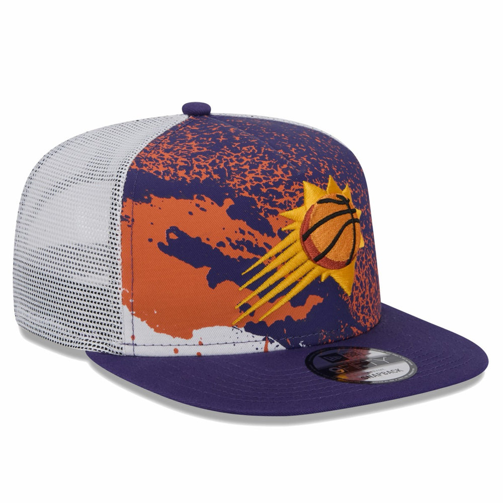 New Era Phoenix Suns Court Sport Speckle 9FIFTY Snapback Hat Purple