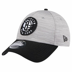 New Era Brooklyn Nets Active Digi-Tech Two-Tone 9FORTY Adjustable Hat Heather Gray/Black