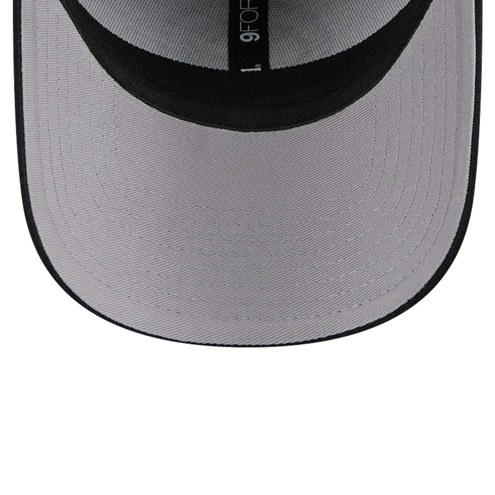 New Era Brooklyn Nets Active Digi-Tech Two-Tone 9FORTY Adjustable Hat Heather Gray/Black