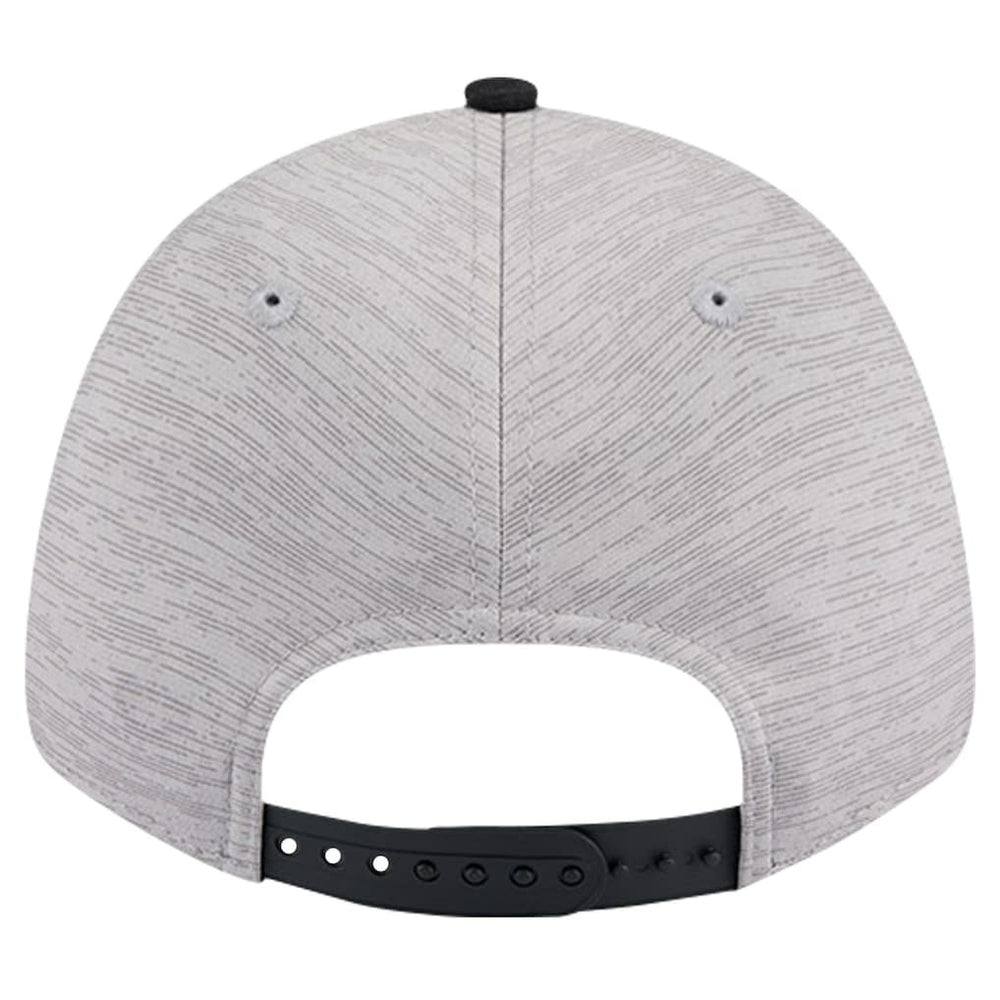 New Era Chicago Bulls Active Digi-Tech Two-Tone 9FORTY Adjustable Hat Heather Gray/Black