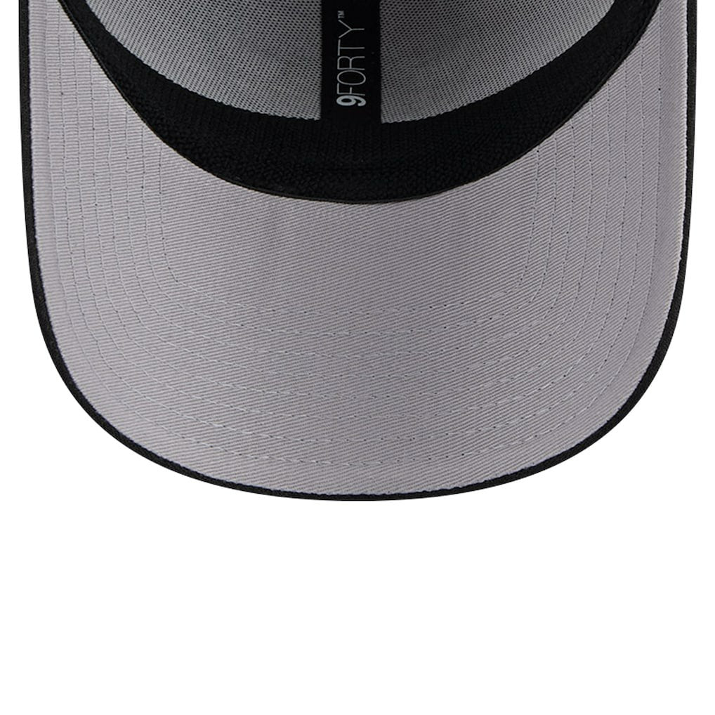 New Era Chicago Bulls Active Digi-Tech Two-Tone 9FORTY Adjustable Hat Heather Gray/Black