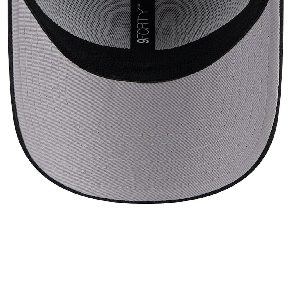 New Era Chicago Bulls Active Digi-Tech Two-Tone 9FORTY Adjustable Hat Heather Gray/Black