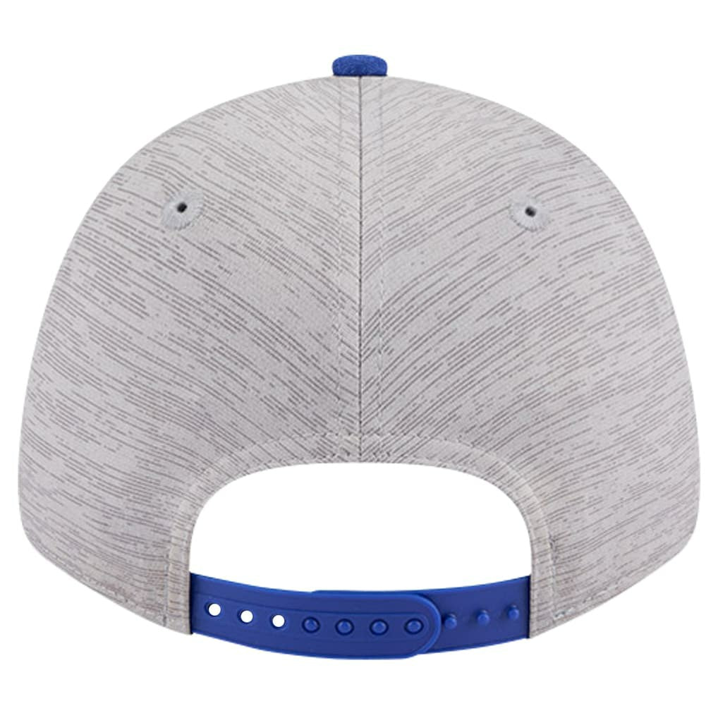 New Era Golden State Warriors Active Digi-Tech Two-Tone 9FORTY Adjustable Hat Heather Gray/Royal