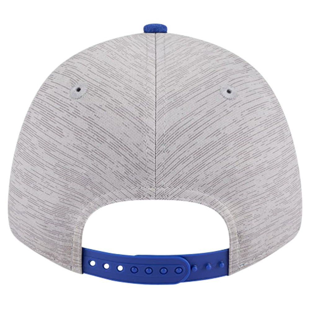 New Era Golden State Warriors Active Digi-Tech Two-Tone 9FORTY Adjustable Hat Heather Gray/Royal