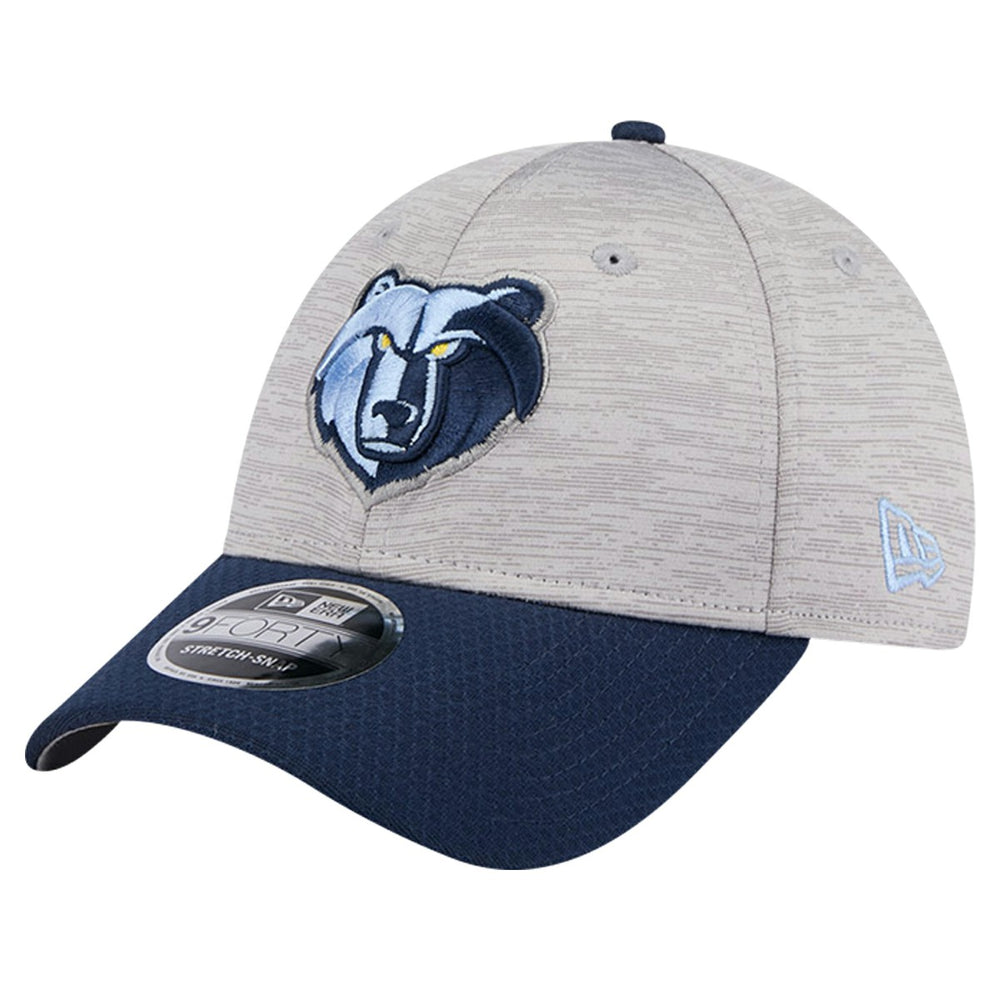 New Era Memphis Grizzlies Active Digi-Tech Two-Tone 9FORTY Adjustable Hat Heather Gray/Navy