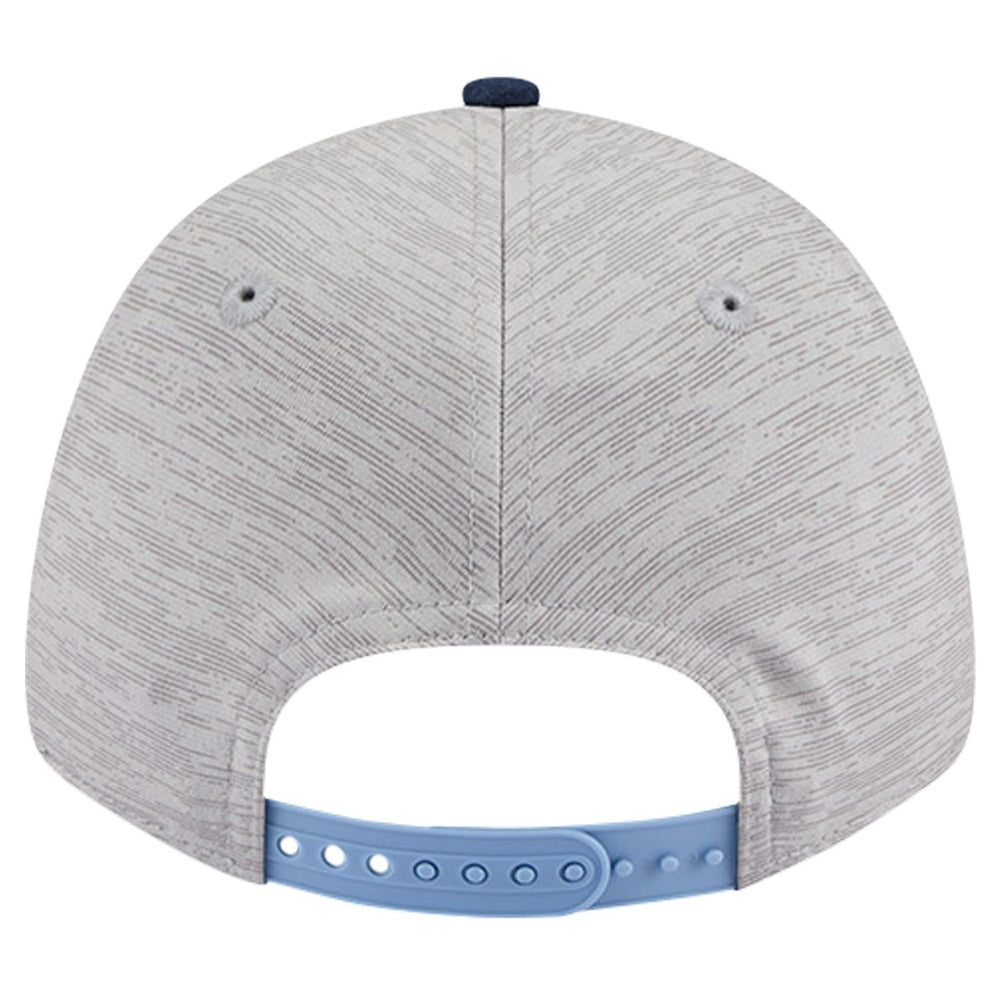New Era Memphis Grizzlies Active Digi-Tech Two-Tone 9FORTY Adjustable Hat Heather Gray/Navy