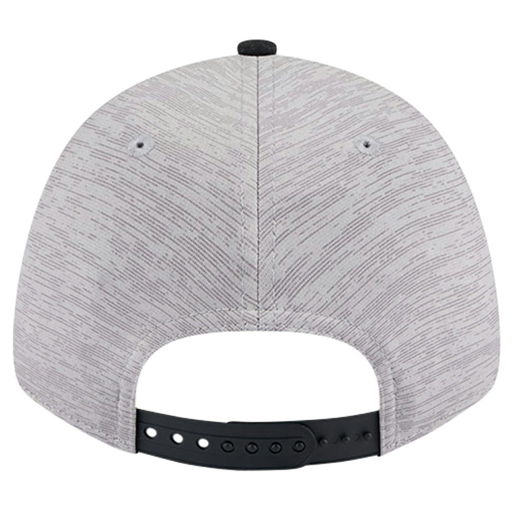 New Era Miami Heat Active Digi-Tech Two-Tone 9FORTY Adjustable Hat Heather Gray/Black