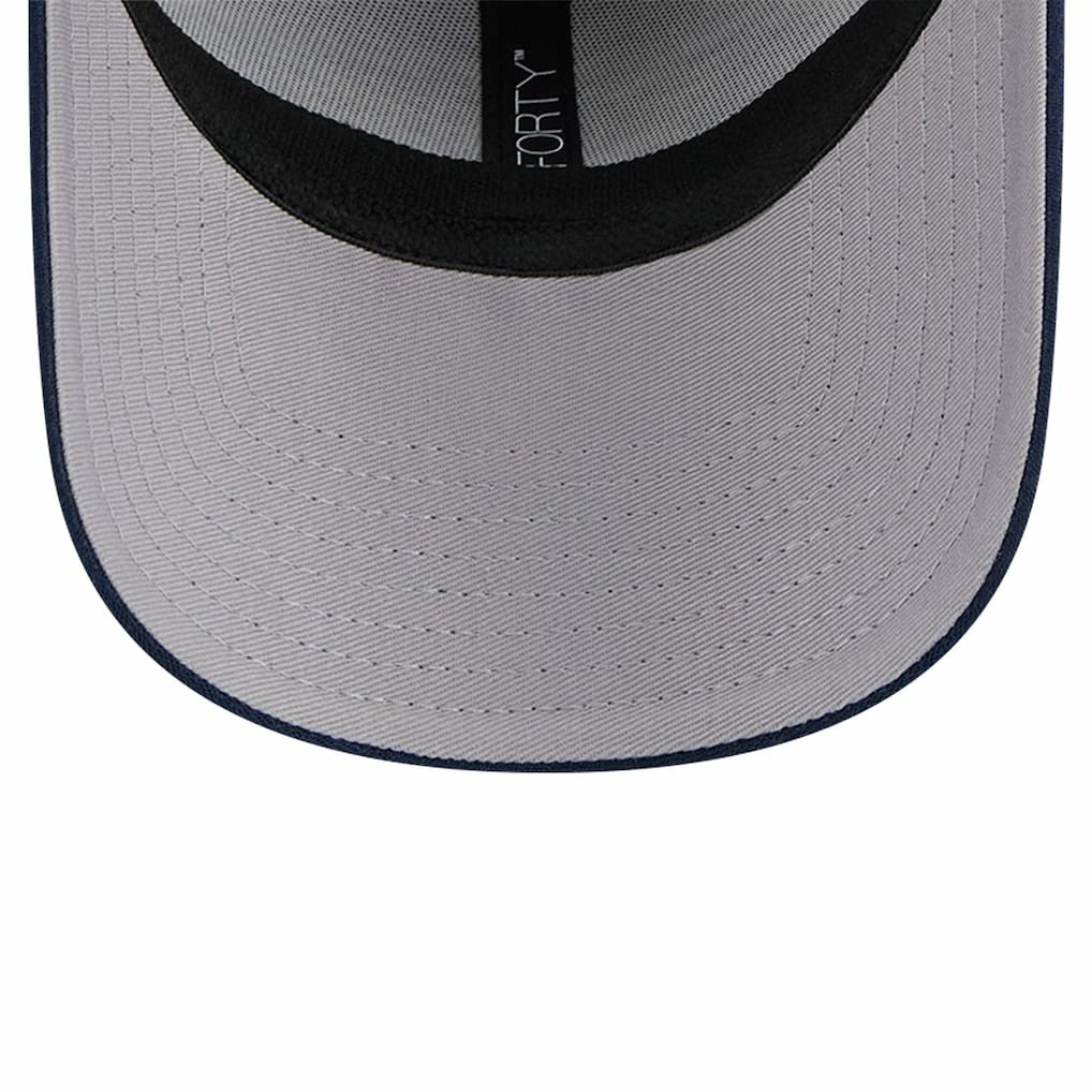 New Era New Orleans Pelicans Active Digi-Tech Two-Tone 9FORTY Adjustable Hat Heather Gray/Navy