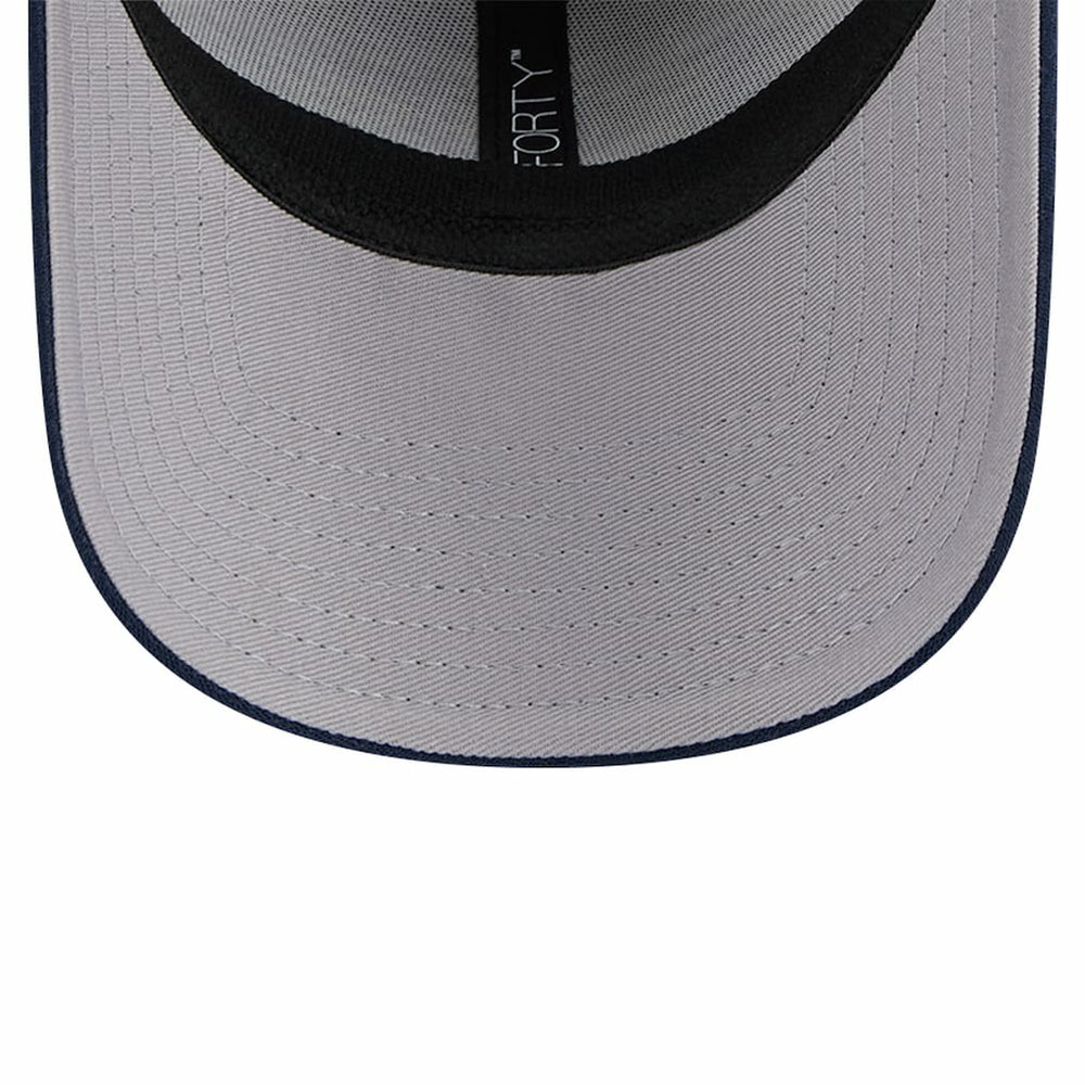 New Era New Orleans Pelicans Active Digi-Tech Two-Tone 9FORTY Adjustable Hat Heather Gray/Navy