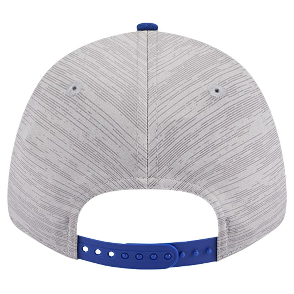 New Era Philadelphia 76ers Active Digi-Tech Two-Tone 9FORTY Adjustable Hat Heather Gray/Royal