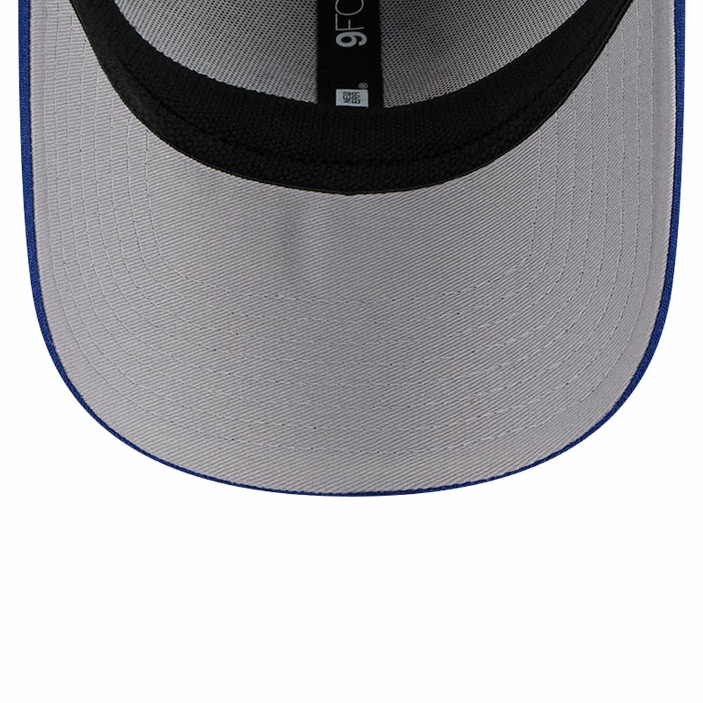 New Era Philadelphia 76ers Active Digi-Tech Two-Tone 9FORTY Adjustable Hat Heather Gray/Royal