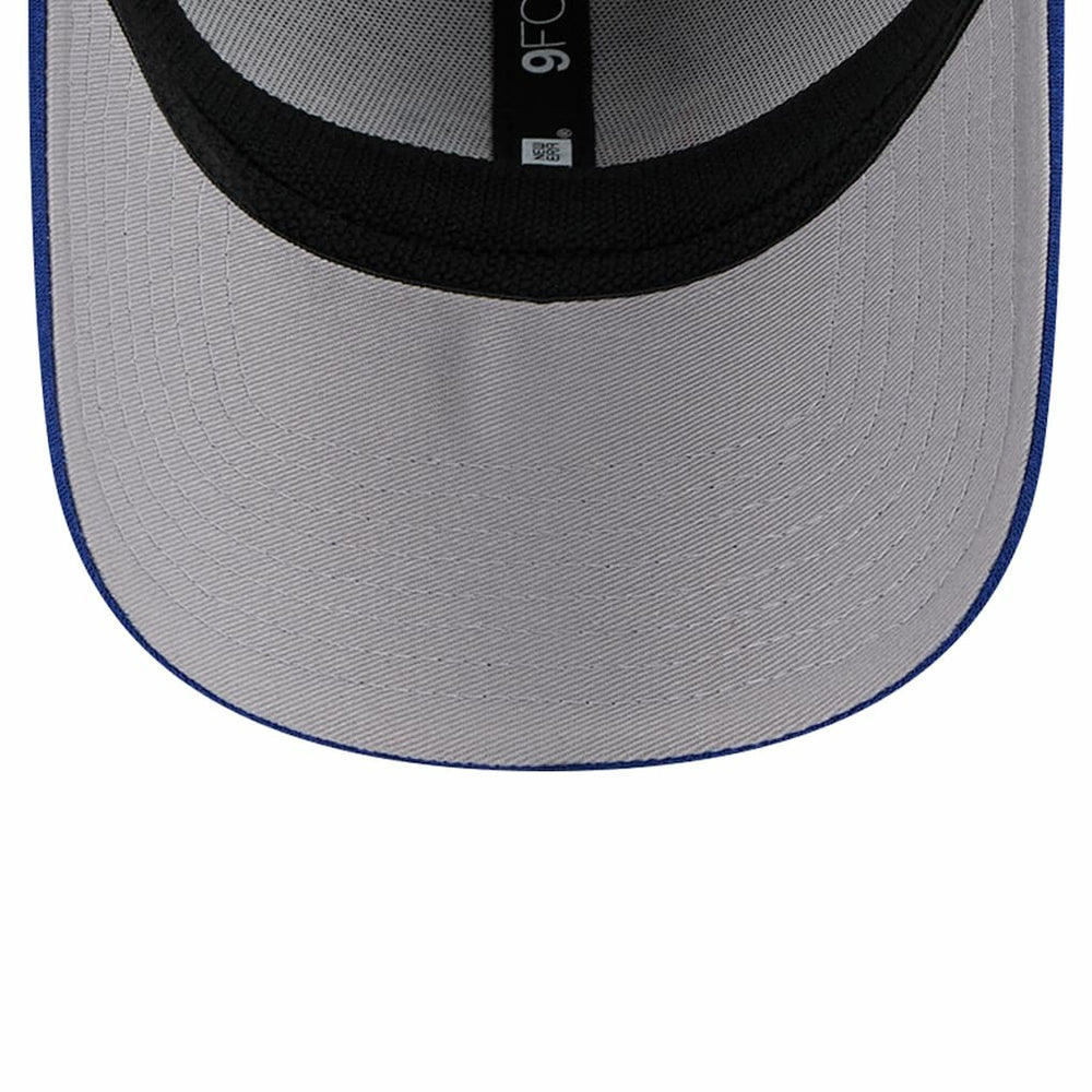 New Era Philadelphia 76ers Active Digi-Tech Two-Tone 9FORTY Adjustable Hat Heather Gray/Royal