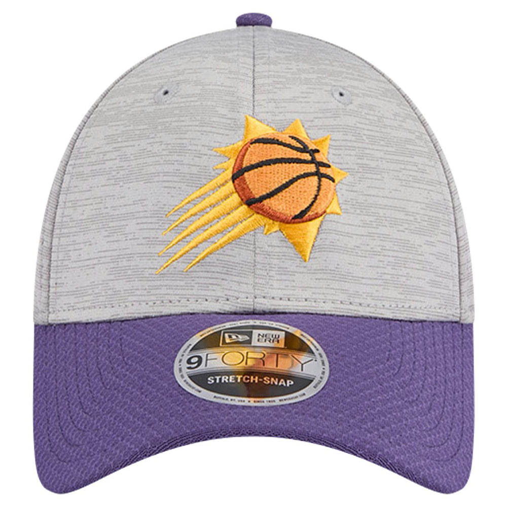 New Era Phoenix Suns Active Digi-Tech Two-Tone 9FORTY Adjustable Hat Heather Gray/Purple