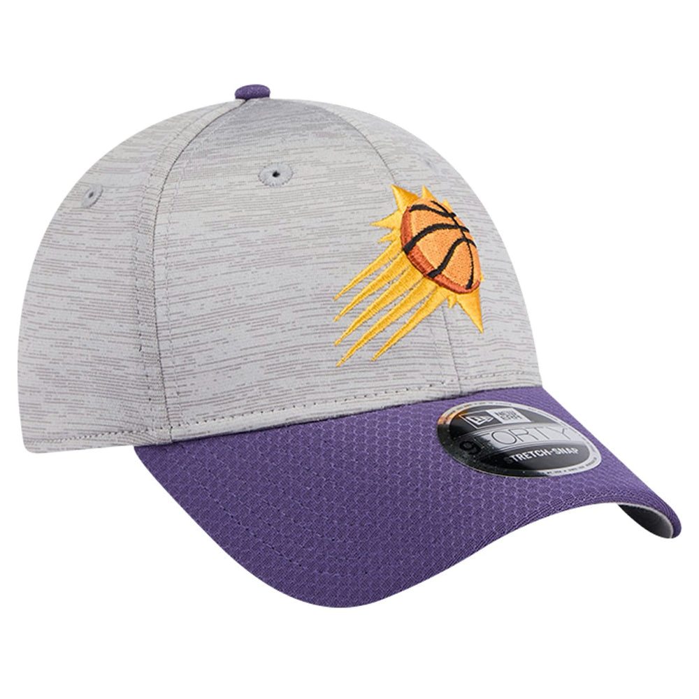 New Era Phoenix Suns Active Digi-Tech Two-Tone 9FORTY Adjustable Hat Heather Gray/Purple