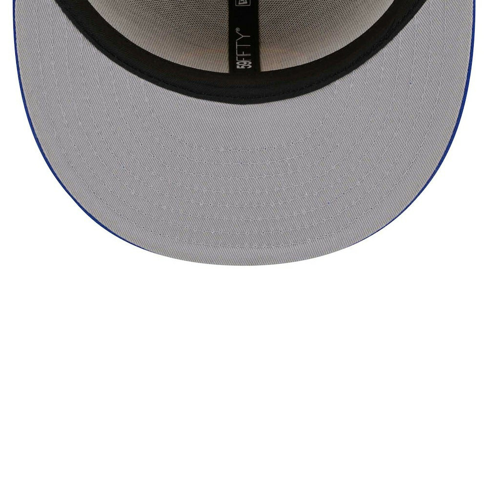 New Era Golden State Warriors Gameday Wordmark 59FIFTY Fitted Hat Royal/Gold