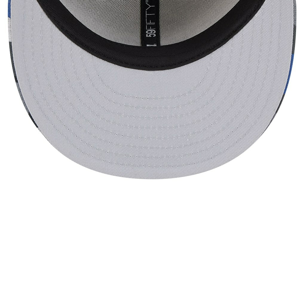 New Era Philadelphia 76ers Active Color Camo Visor 59FIFTY Fitted Hat Gray