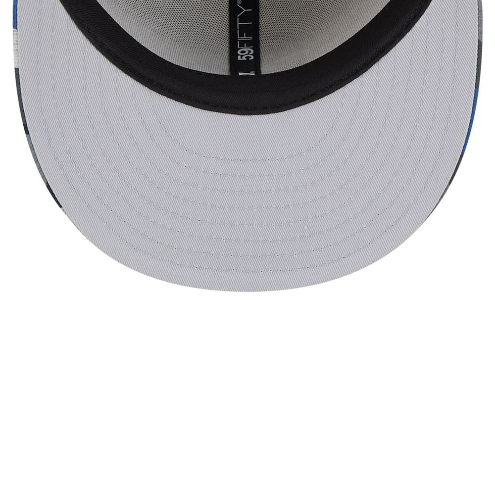 New Era Philadelphia 76ers Active Color Camo Visor 59FIFTY Fitted Hat Gray