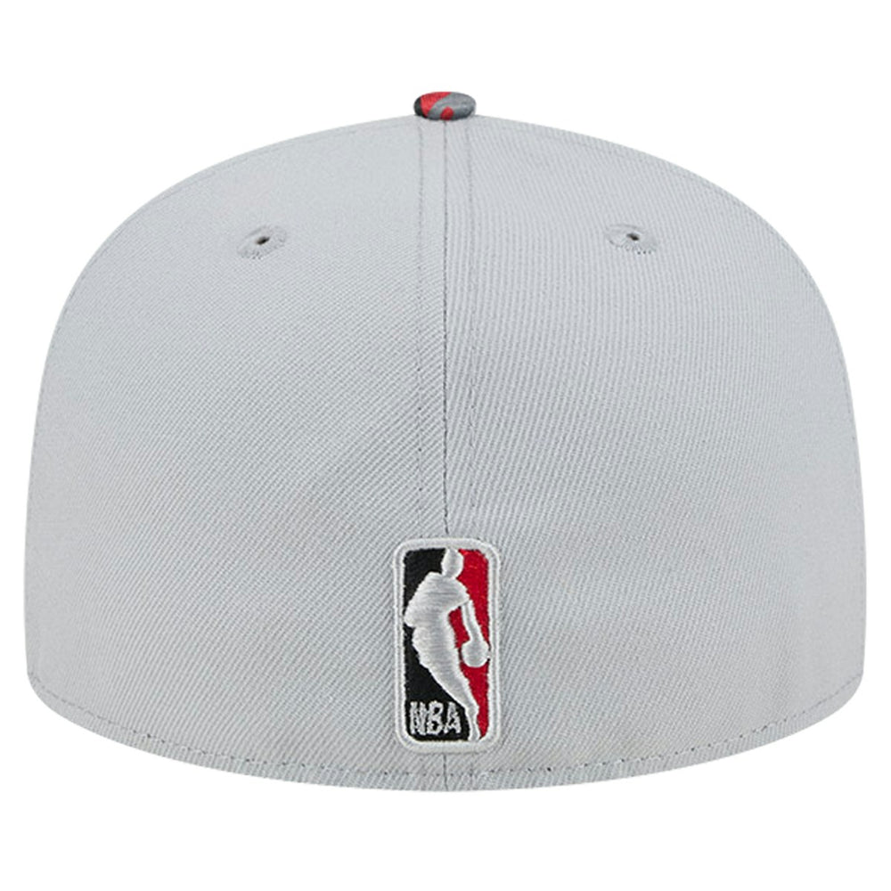 New Era Portland Trail Blazers Active Color Camo Visor 59FIFTY Fitted Hat Gray
