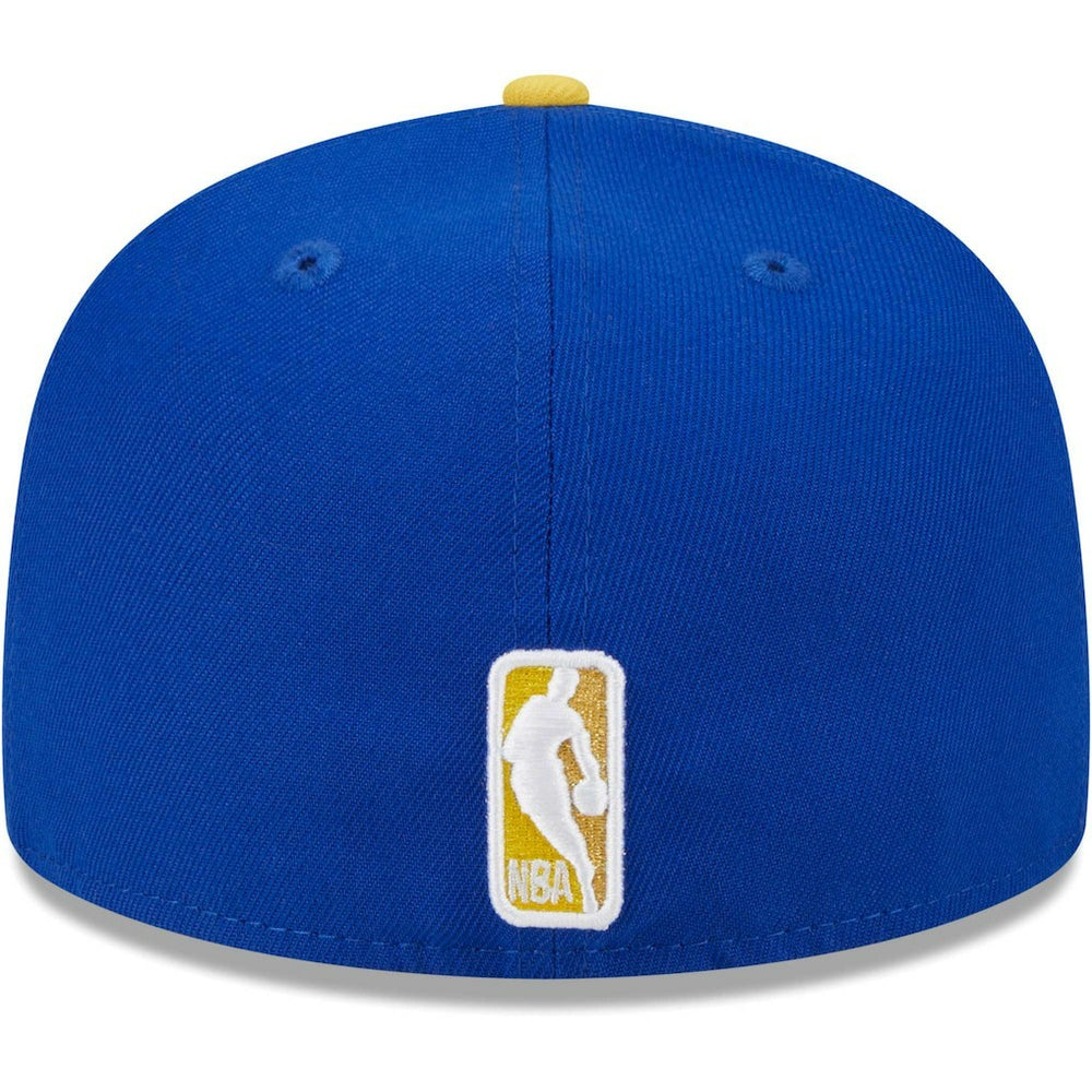 New Era Golden State Warriors Gameday Gold Pop Stars 59FIFTY Fitted Hat Royal/Gold