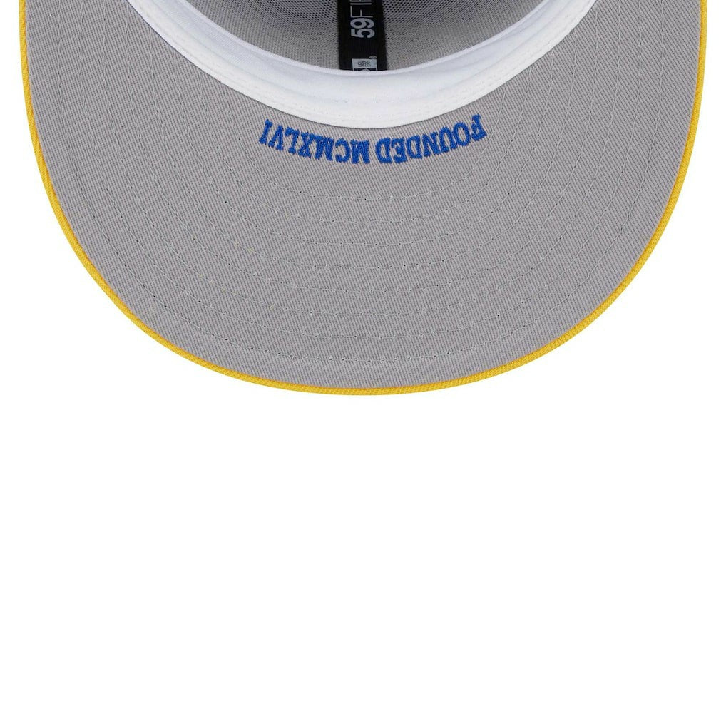 New Era Golden State Warriors Gameday Gold Pop Stars 59FIFTY Fitted Hat Royal/Gold