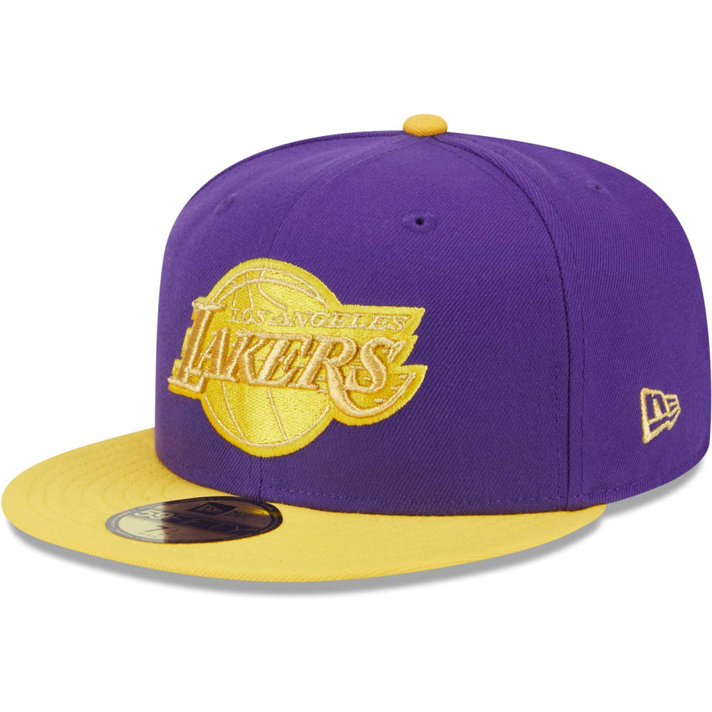New Era Los Angeles Lakers Gameday Gold Pop Stars 59FIFTY Fitted Hat Purple/Gold