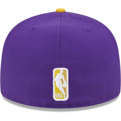New Era Los Angeles Lakers Gameday Gold Pop Stars 59FIFTY Fitted Hat Purple/Gold