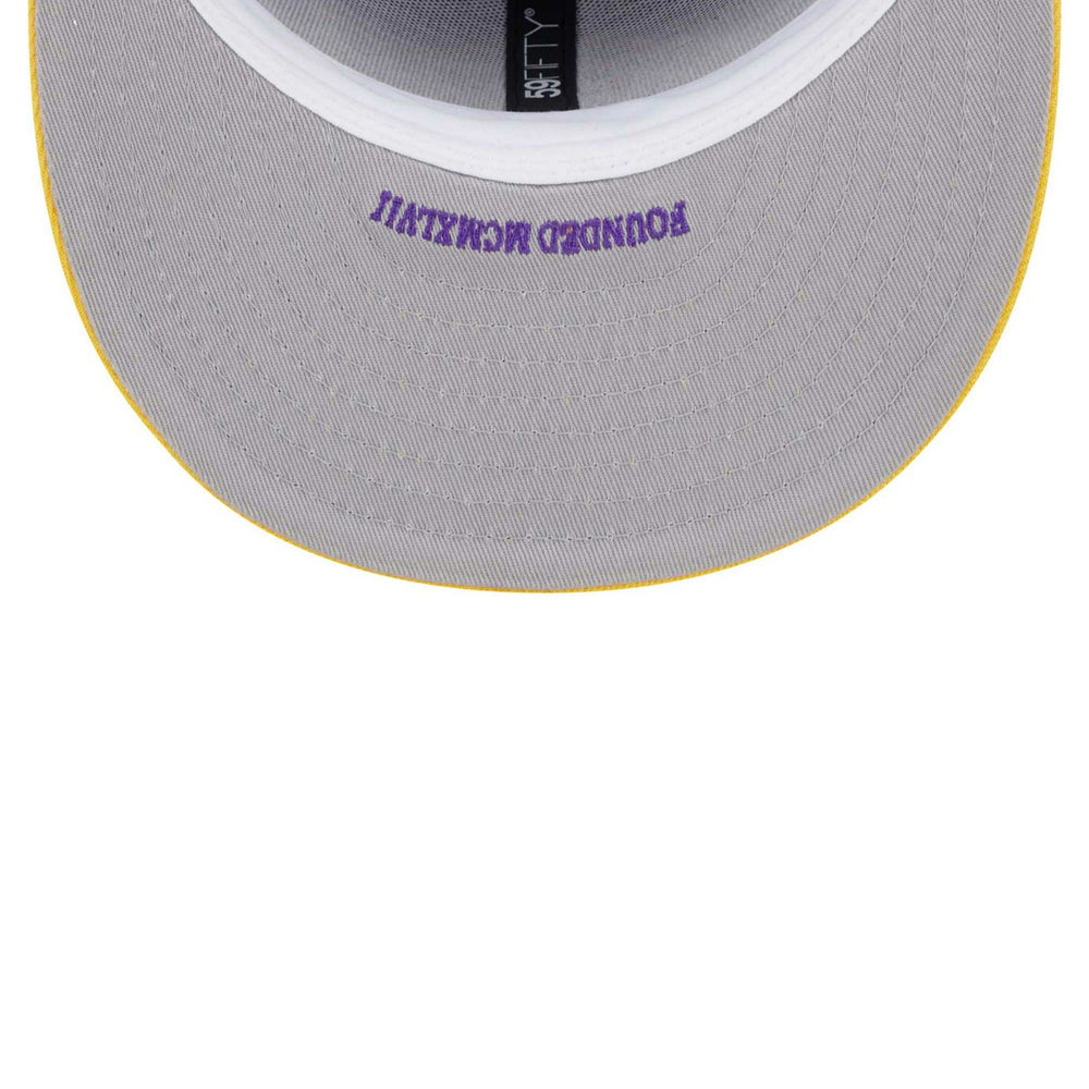 New Era Los Angeles Lakers Gameday Gold Pop Stars 59FIFTY Fitted Hat Purple/Gold