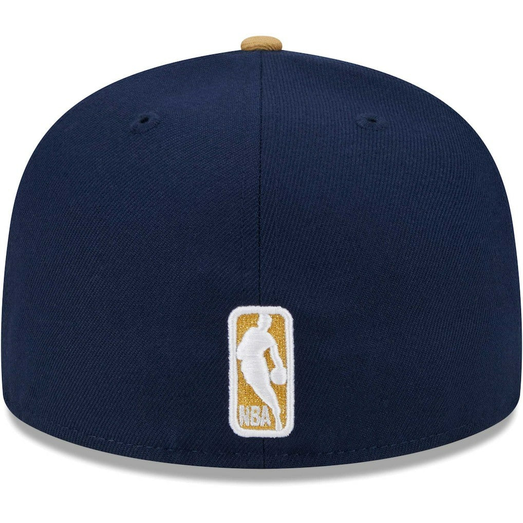 New Era New Orleans Pelicans Gameday Gold Pop Stars 59FIFTY Fitted Hat Navy/Gold