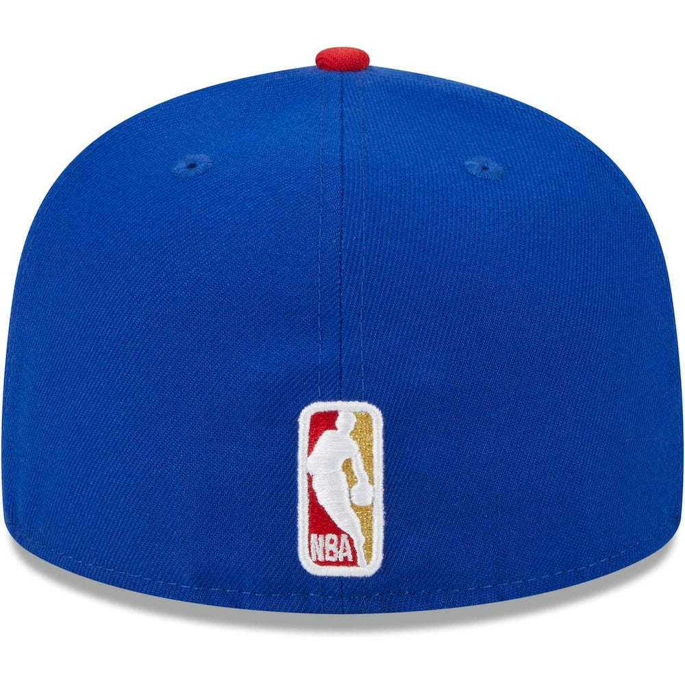 New Era Philadelphia 76ers Gameday Gold Pop Stars 59FIFTY Fitted Hat Royal/Red