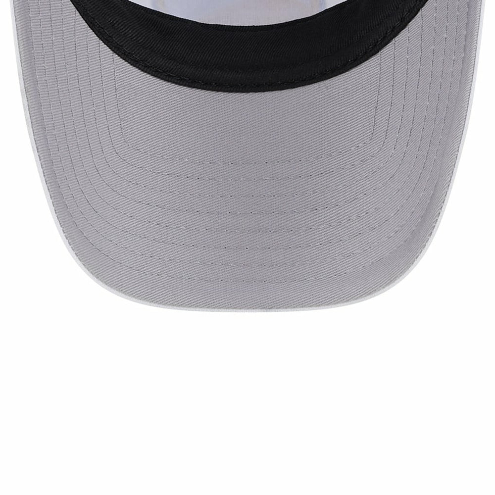 New Era Golden State Warriors Court Sport Foam A-Frame 9FORTY Adjustable Trucker Hat White/Royal
