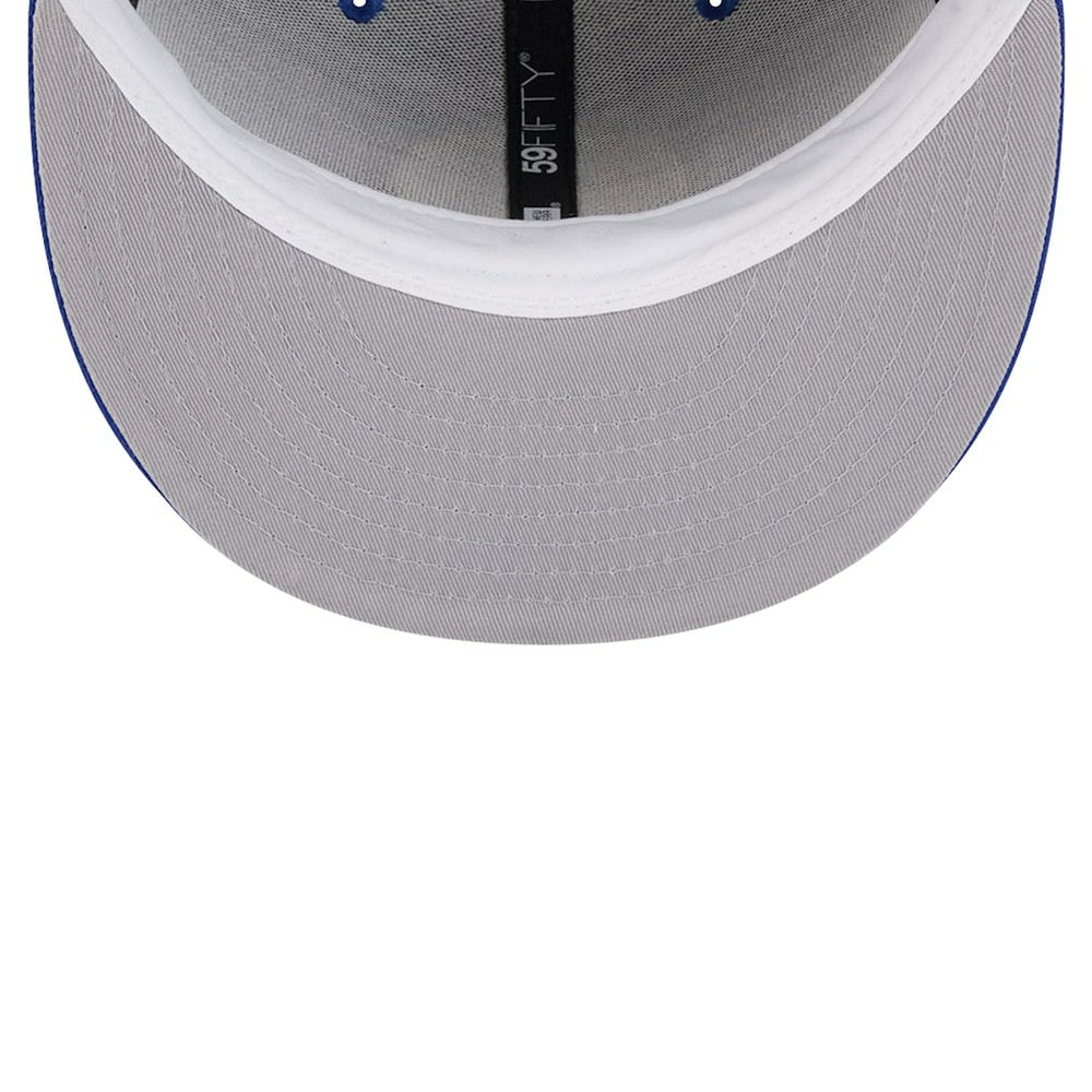 New Era Golden State Warriors Court Sport Leather Applique 59FIFTY Fitted Hat Royal