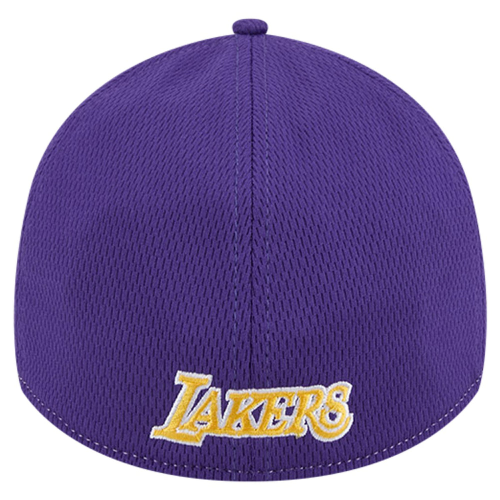 New Era Los Angeles Lakers Two-Tone 39THIRTY Flex Hat Heather Gray/Purple
