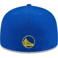 New Era Golden State Warriors Game Day Hollow Logo Mashup 59FIFTY Fitted Hat Royal