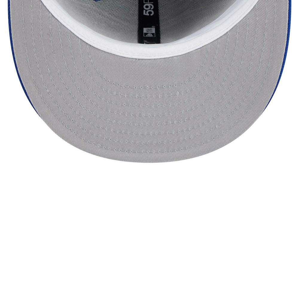 New Era Golden State Warriors Game Day Hollow Logo Mashup 59FIFTY Fitted Hat Royal