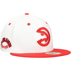 New Era Atlanta Hawks Throwback 2Tone 59FIFTY Fitted Hat White/Red