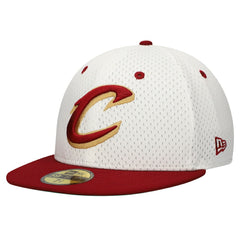 New Era Cleveland Cavaliers Throwback 2Tone 59FIFTY Fitted Hat White/Wine