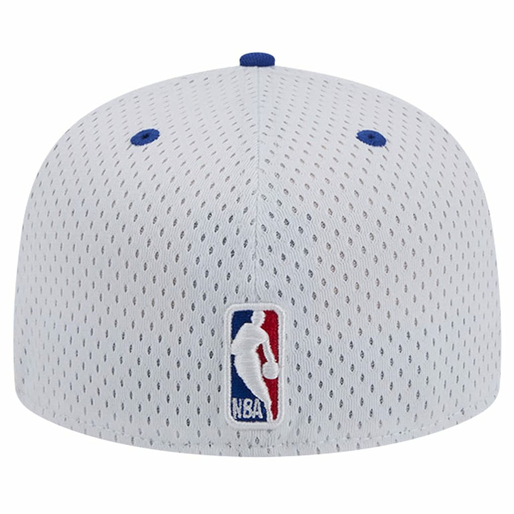 New Era Philadelphia 76ers Throwback 2Tone 59FIFTY Fitted Hat White/Royal