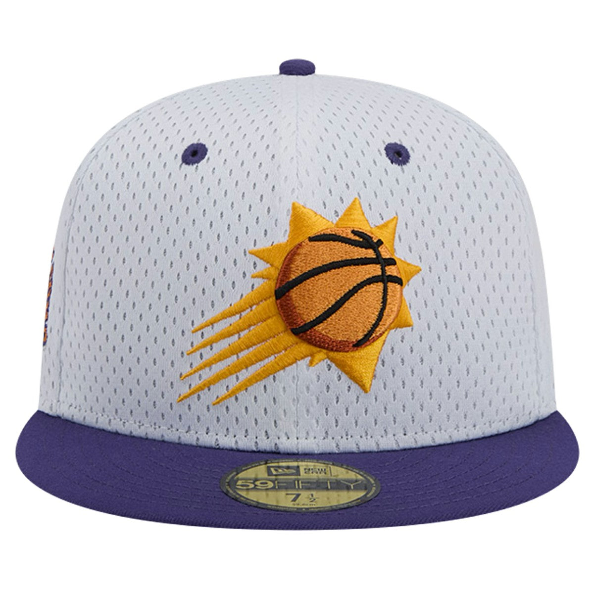 New Era Phoenix Suns Throwback 2Tone 59FIFTY Fitted Hat White/Purple