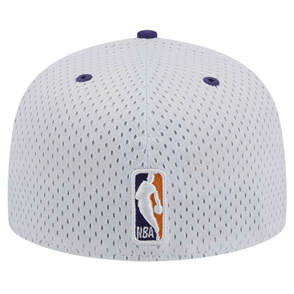 New Era Phoenix Suns Throwback 2Tone 59FIFTY Fitted Hat White/Purple