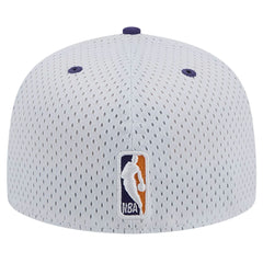 New Era Phoenix Suns Throwback 2Tone 59FIFTY Fitted Hat White/Purple