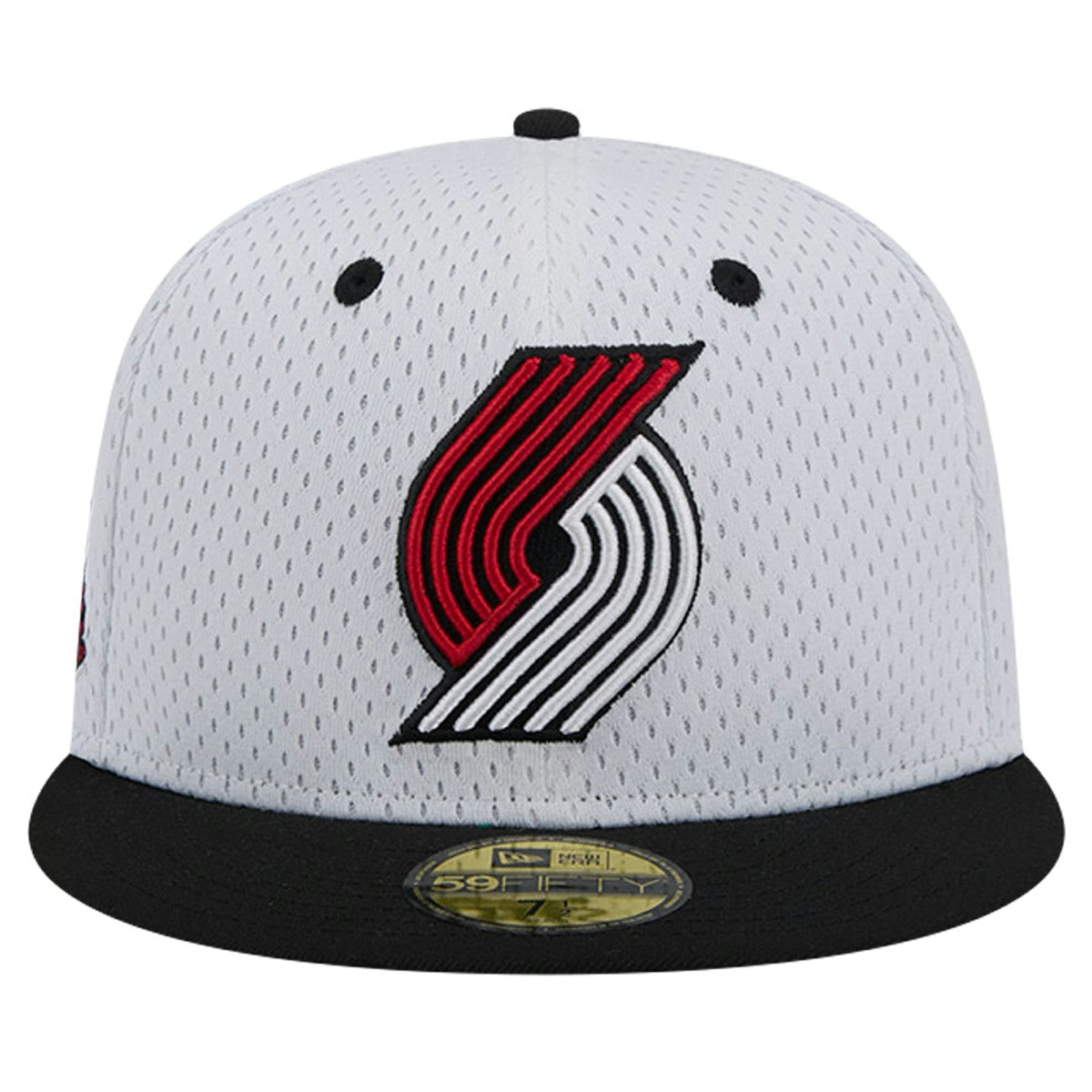 New Era Portland Trail Blazers Throwback 2Tone 59FIFTY Fitted Hat White/Black