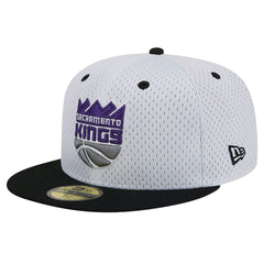 New Era Sacramento Kings Throwback 2Tone 59FIFTY Fitted Hat White/Black