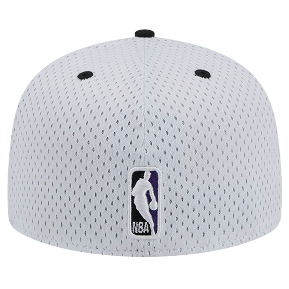 New Era Sacramento Kings Throwback 2Tone 59FIFTY Fitted Hat White/Black