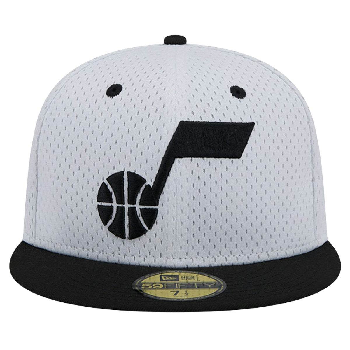New Era Utah Jazz Throwback 2Tone 59FIFTY Fitted Hat White/Black