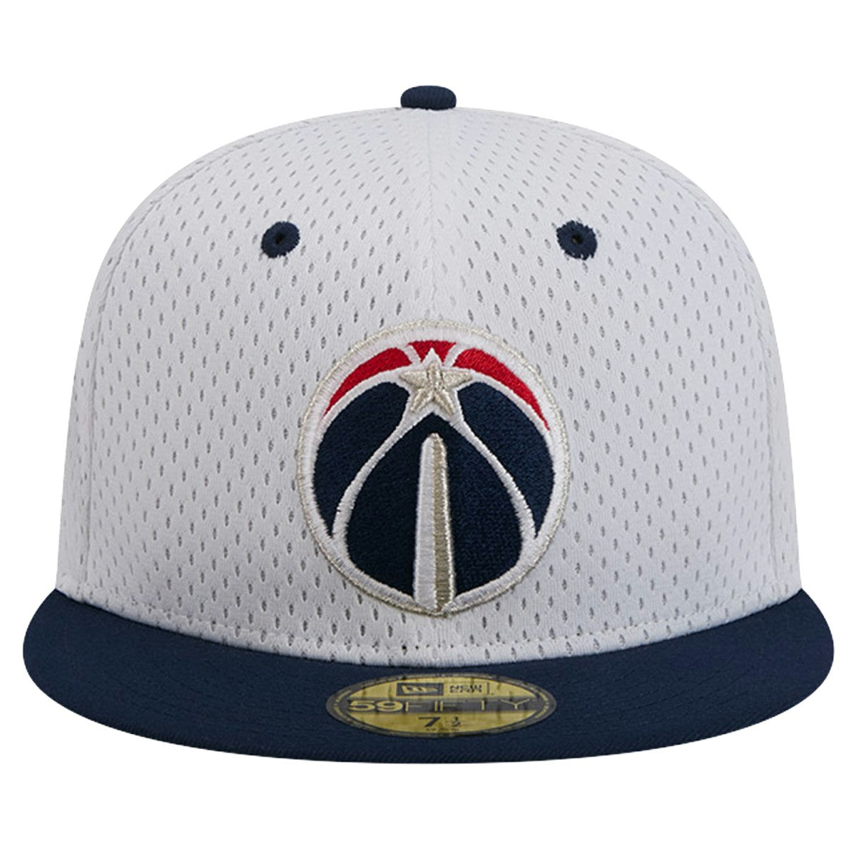 New Era Washington Wizards Throwback 2Tone 59FIFTY Fitted Hat White/Navy