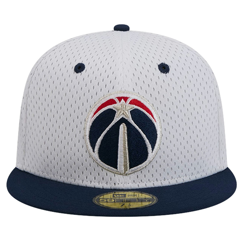 New Era Washington Wizards Throwback 2Tone 59FIFTY Fitted Hat White/Navy